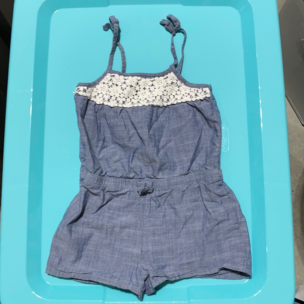 Vintage OshKosh denim jumper 2T